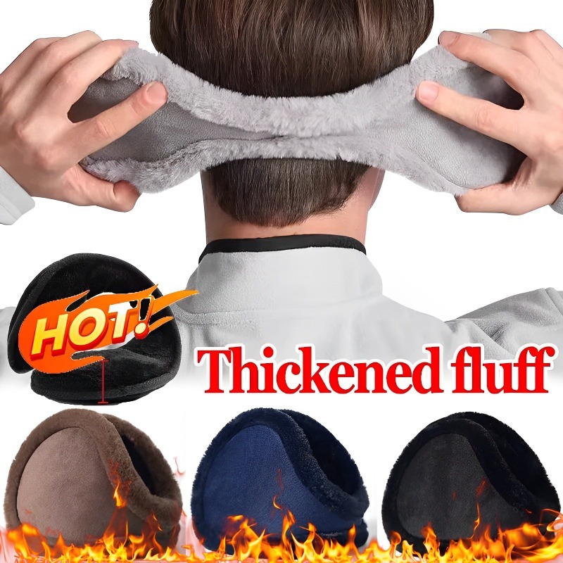 Thicken Fur Earmuffs Men Women - Winter Headband Fleece avis et prix