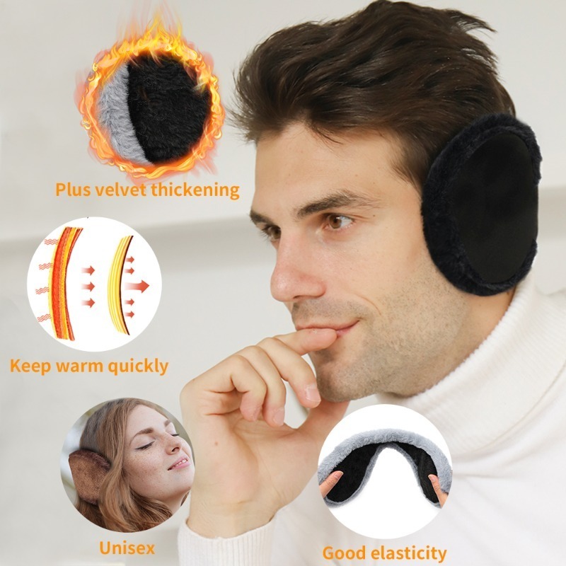 Thicken Fur Earmuffs Men Women - Winter Headband Fleece avis et prix