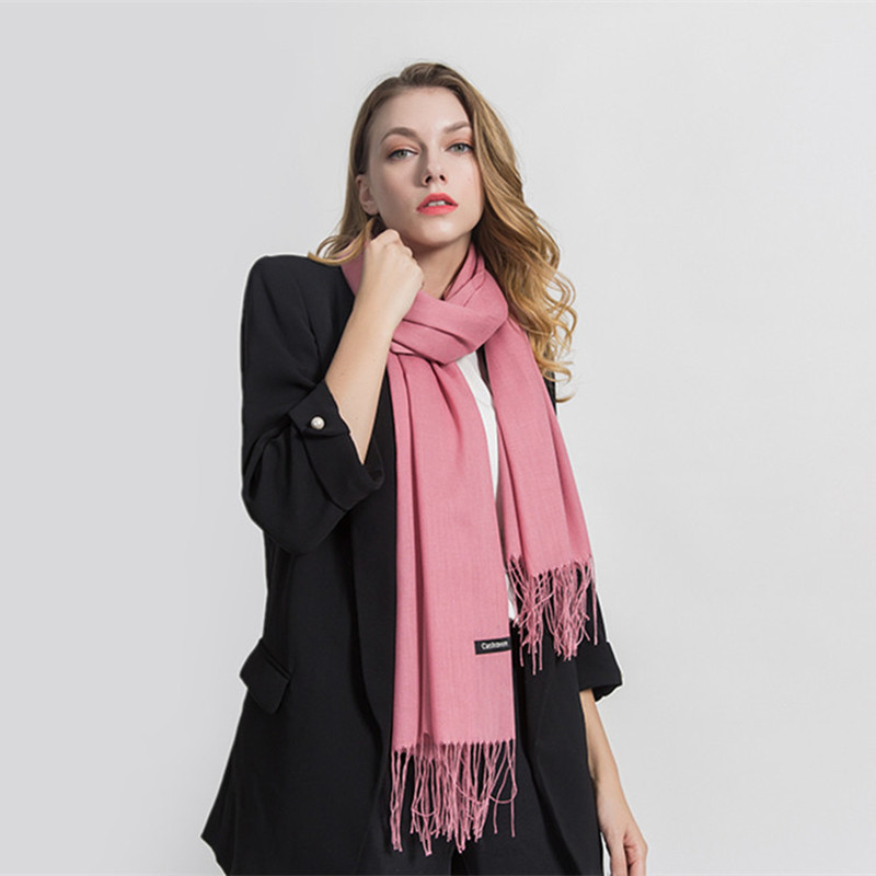 Fashion Solid Scarf Women Cash - Shawl Wrap Winter avis et prix