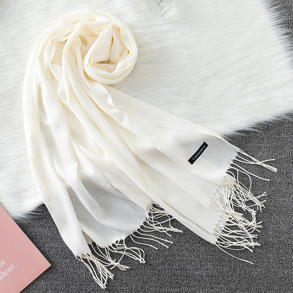 Fashion Solid Scarf Women Cash - Shawl Wrap Winter avis et prix