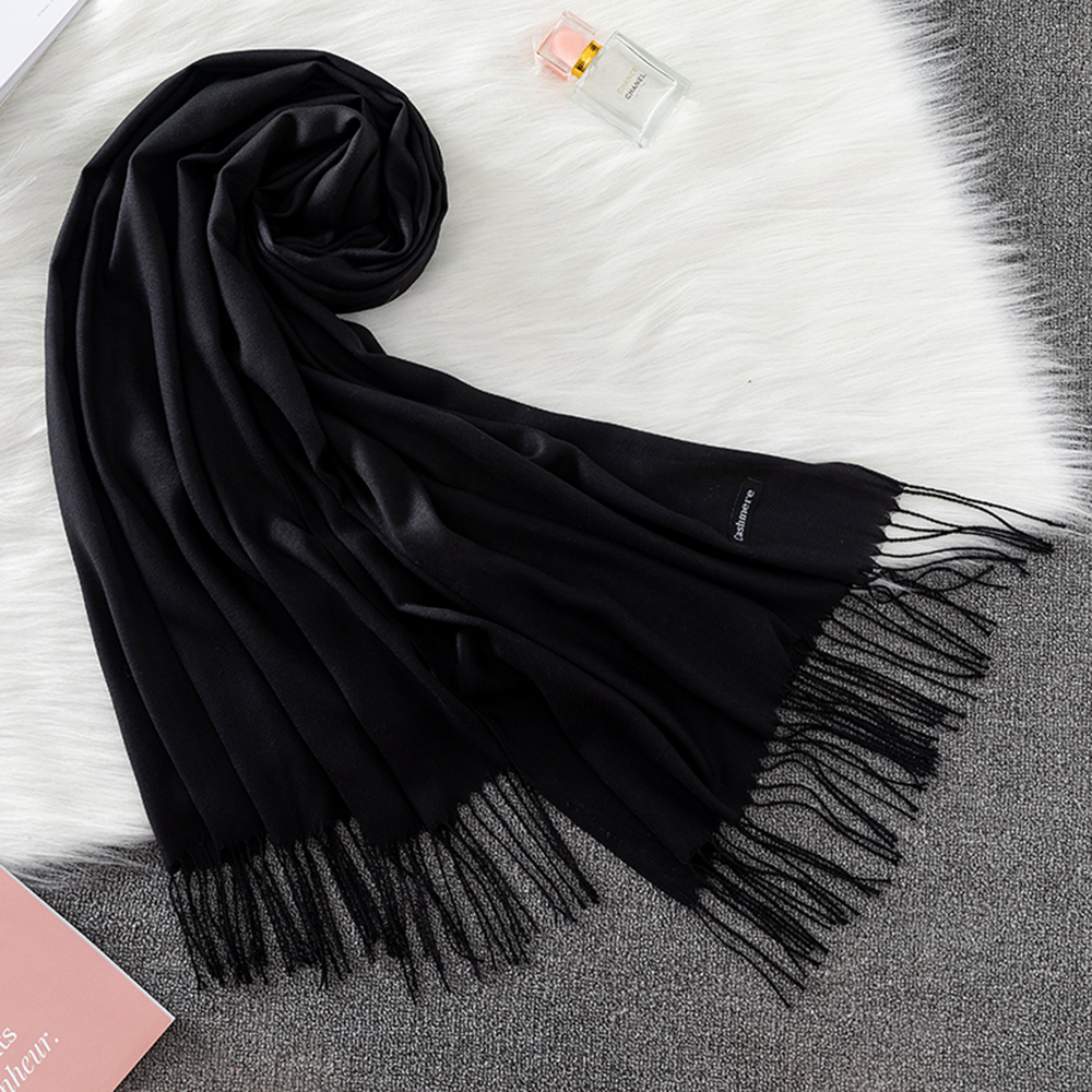 Fashion Solid Scarf Women Cash - Shawl Wrap Winter avis et prix