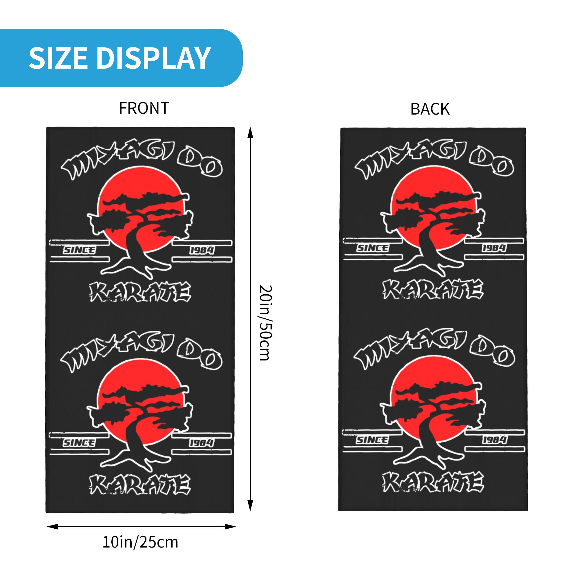 Custom K-Karates Retro Japanes - Neck Gaiter Fleece avis et prix