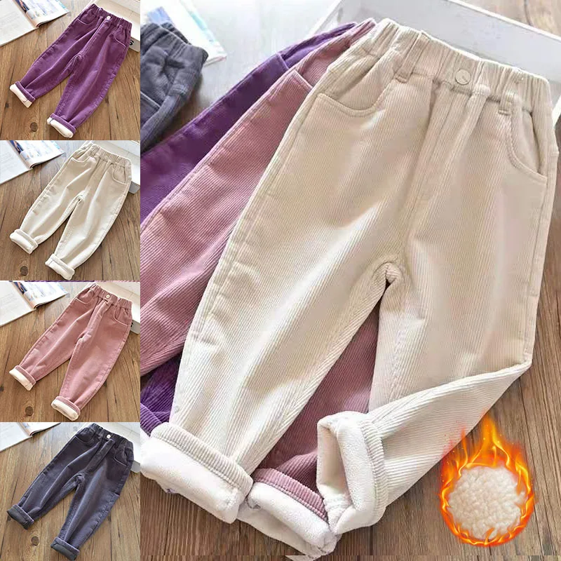 Velvet Lined Corduroy Kids Har - Corduroy Pant Warm avis et prix