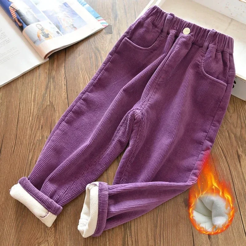 Velvet Lined Corduroy Kids Har - Corduroy Pant Warm avis et prix