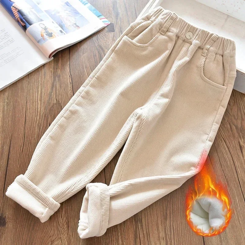 Velvet Lined Corduroy Kids Har - Corduroy Pant Warm avis et prix