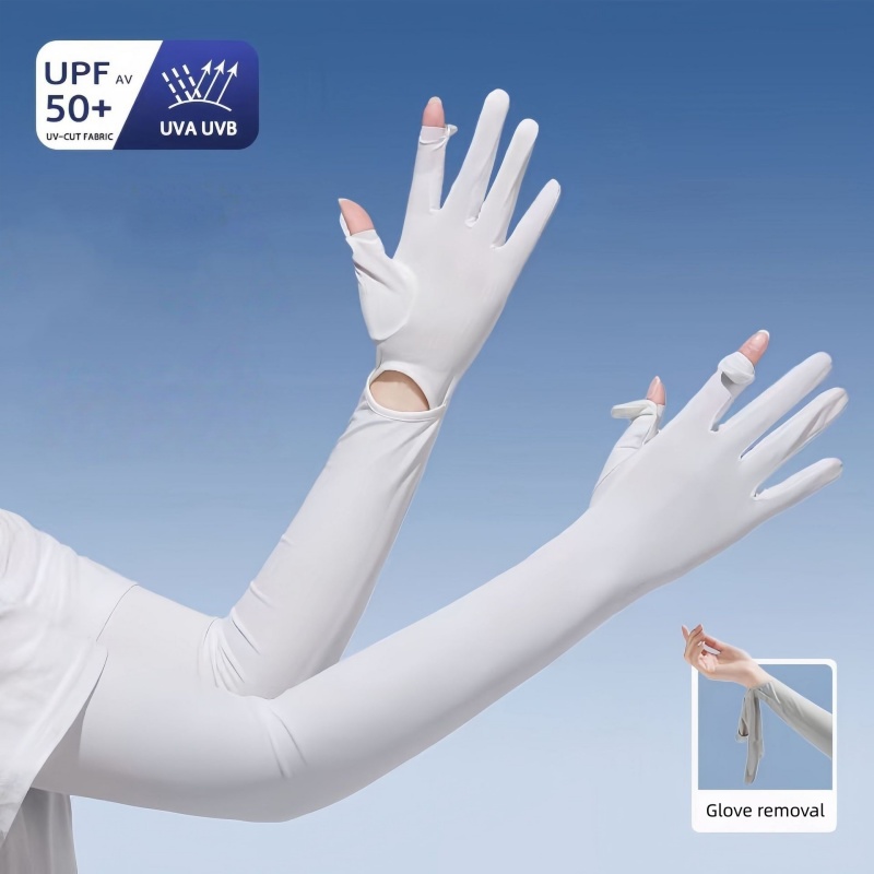 UPF50+ Ice Silk Sun Protection - Touch Screen Gloves avis et prix