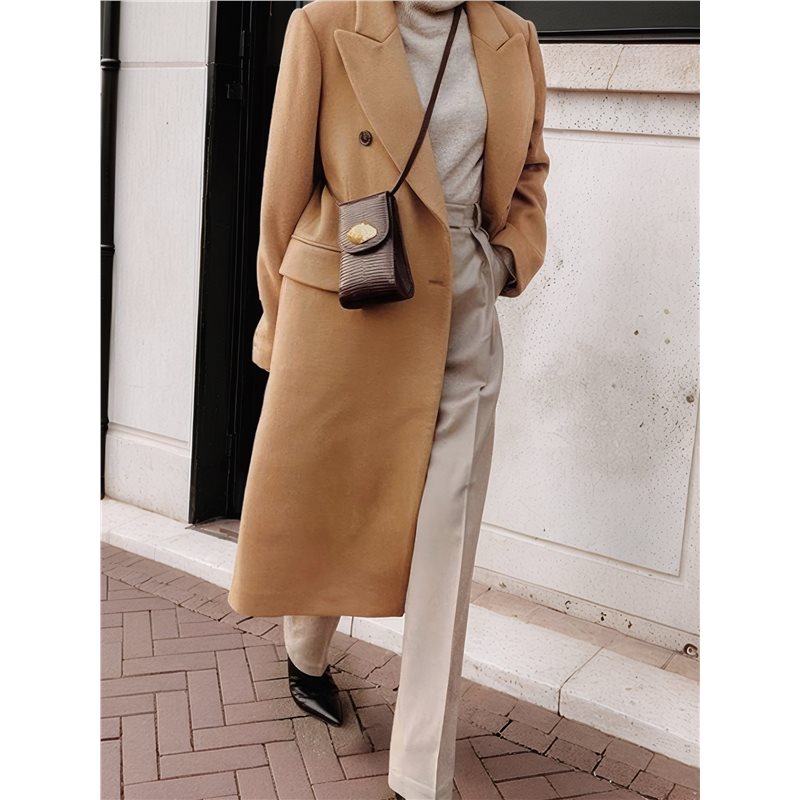 A24F-Womens Long Wool Coats Fa - Wool Coat Peacoat avis et prix
