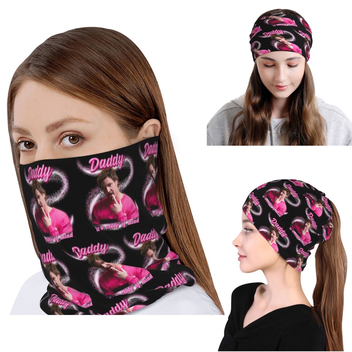 Pedro Pascal Sacred Heart Band - Knit Beanie Hat Warm avis et prix