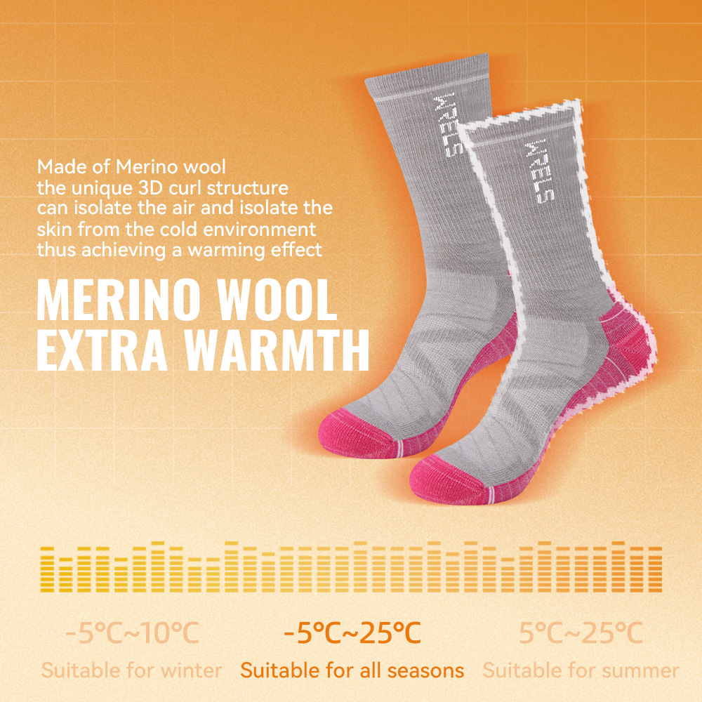 WRELS 1/2/3 Merino Wool Socks  - Thermal Sock Wool avis et prix