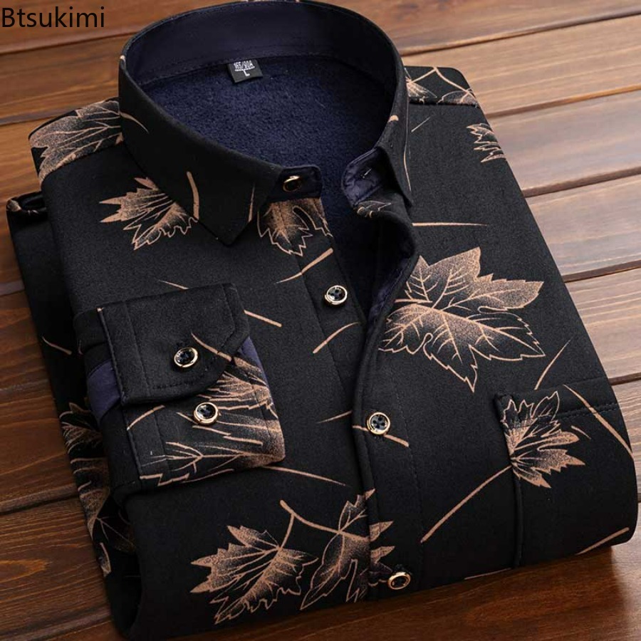 Flannel Men Shirt 2026 Autumn  - Flannel Shirt Lined avis et prix