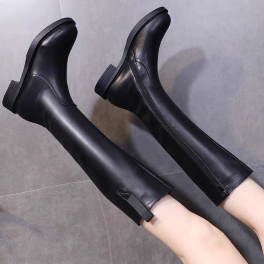 Autumn Winter Fleece-Lined Bla - Waterproof Winter Boot avis et prix
