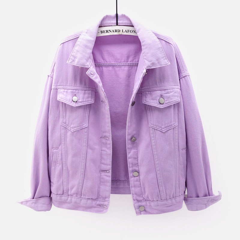 Solid Short Women's Denim Coat - Down Jacket Packable avis et prix