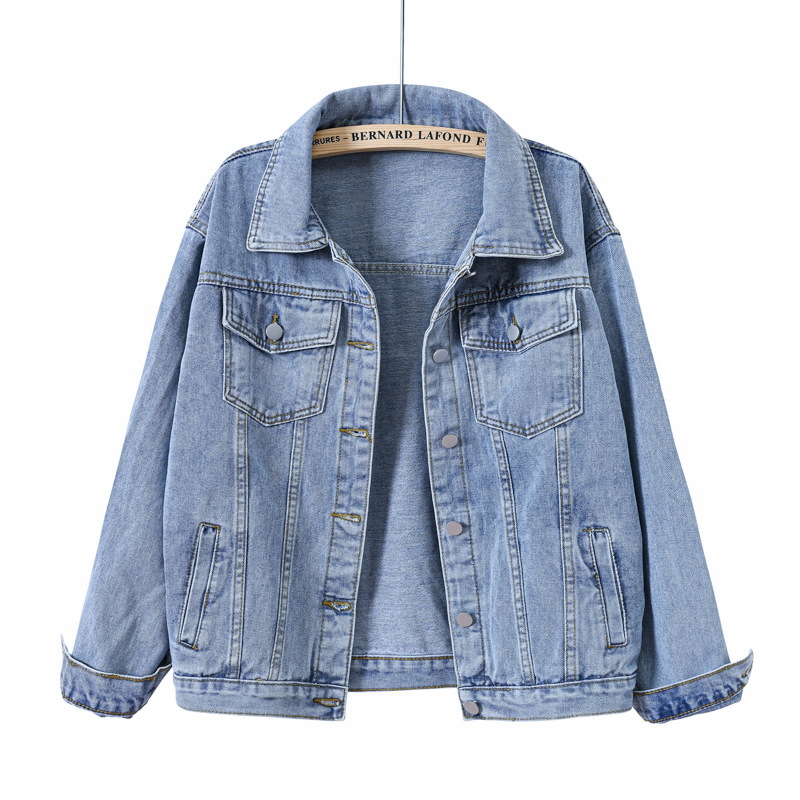 Solid Short Women's Denim Coat - Down Jacket Packable avis et prix