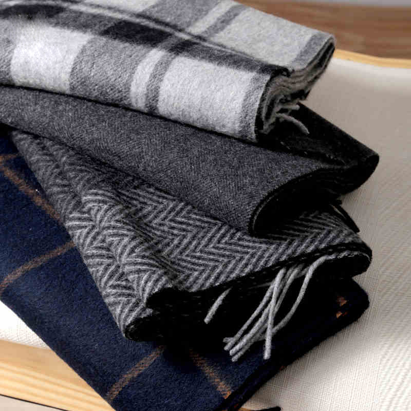 Pashmina Scarf Men Winter Stri - Wool Scarf Men avis et prix
