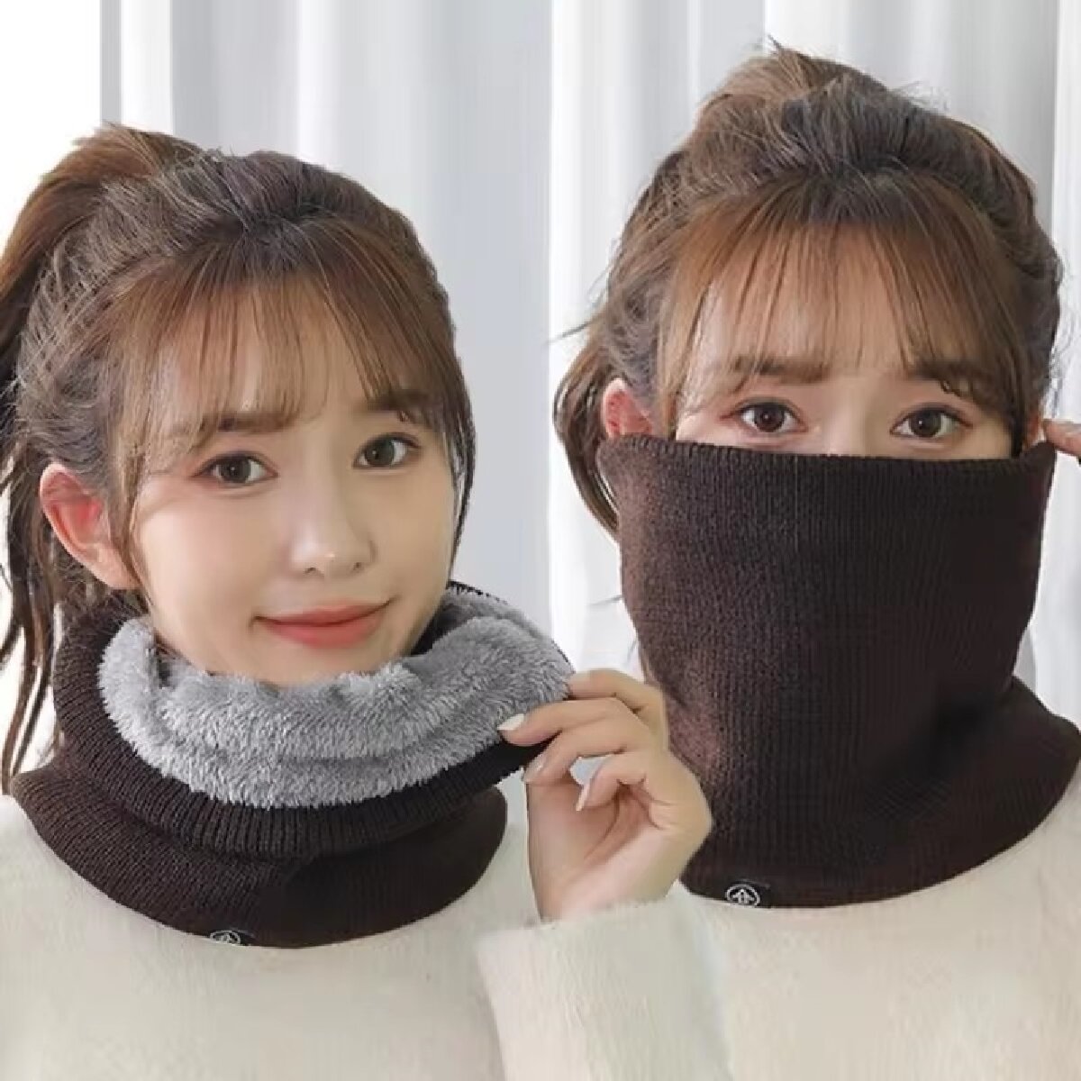 Solid Winter Plush Muffler Woo - Winter Headband Fleece avis et prix