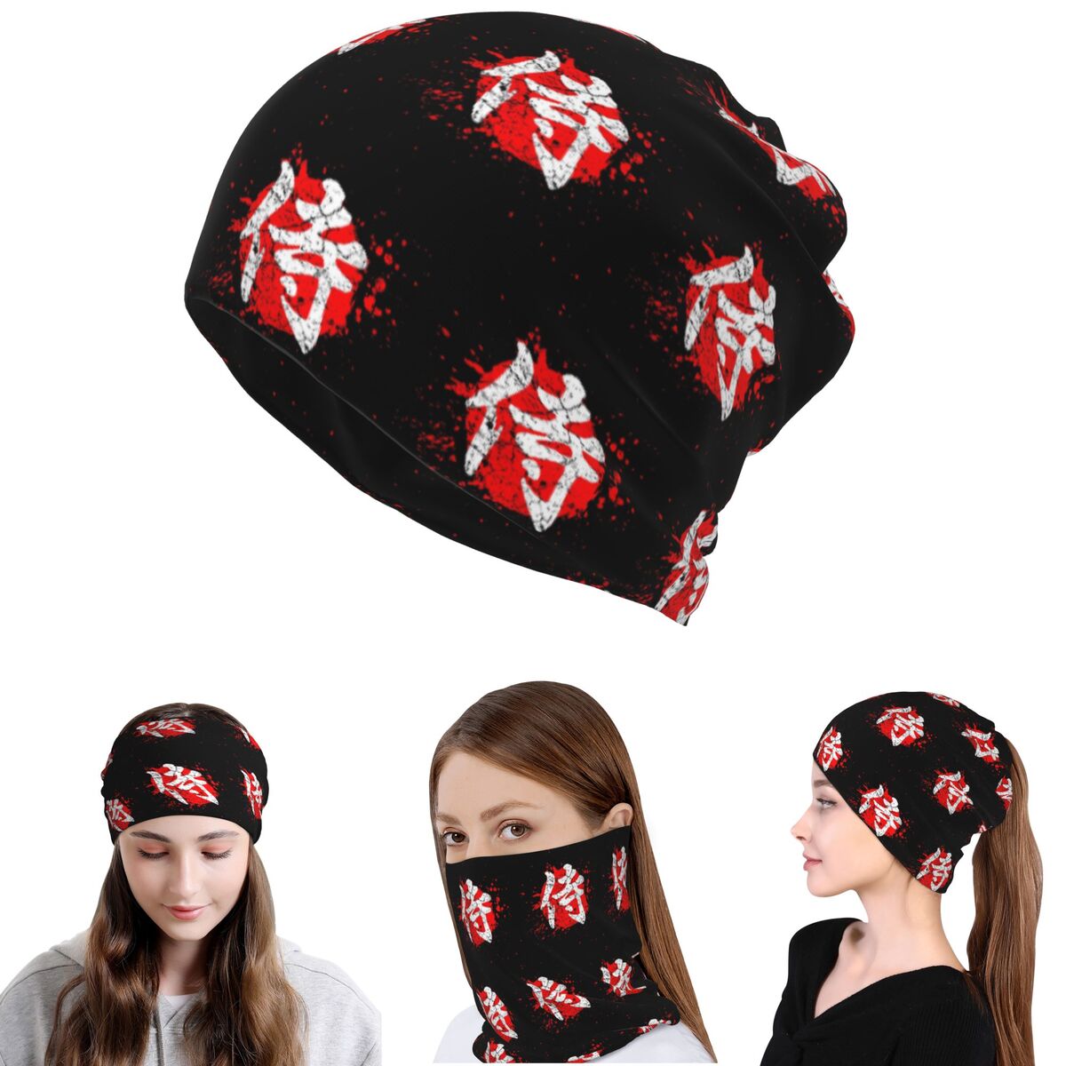 Japanese Bushido Samurai Chara - Knit Beanie Hat Warm avis et prix