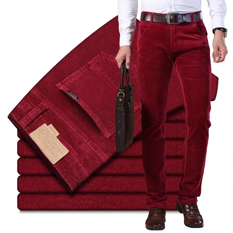 Autumn Winter Men`s Thick Warm - Corduroy Pant Warm avis et prix