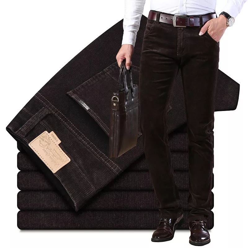 Autumn Winter Men`s Thick Warm - Corduroy Pant Warm avis et prix