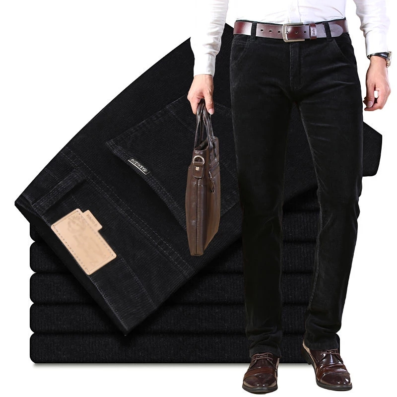 Autumn Winter Men`s Thick Warm - Corduroy Pant Warm avis et prix