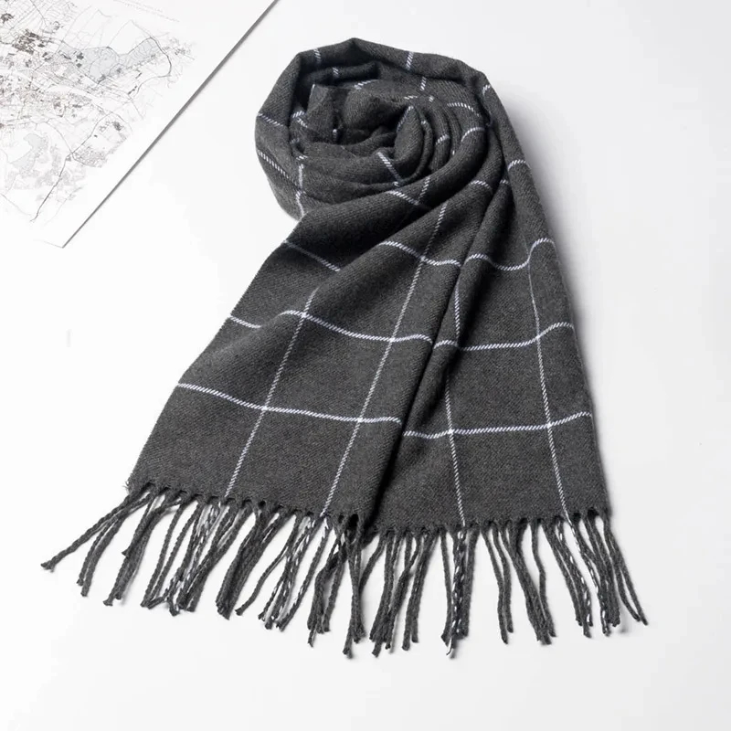 2024 New Winter Men Scarf Keep - Wool Scarf Men avis et prix