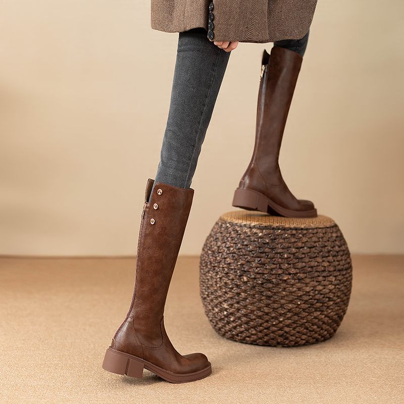 Autumn Winter Middle Heel Ladi - Waterproof Winter Boot avis et prix